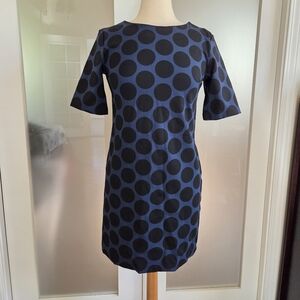GAP Dark Blue Polka Dot Mini Dress
